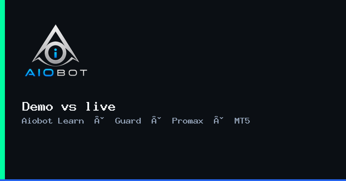 Offline Aiobot license key for a live MetaTrader 5 account